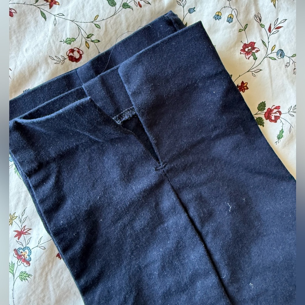H&M Navy Blue Pants with smart fit, elastic waist  US8 EU38 MX8